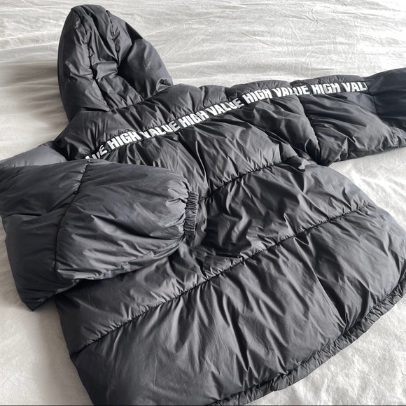 Zara Oversized Puff Jacket with letter - Picture 3 of 6